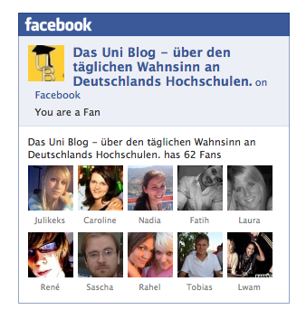 Post Thumbnail of Das Uni Blog interaktiv - Fan werden bei Facebook