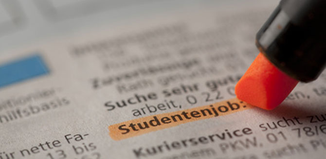 Die 10 beliebtesten Studentenjobs